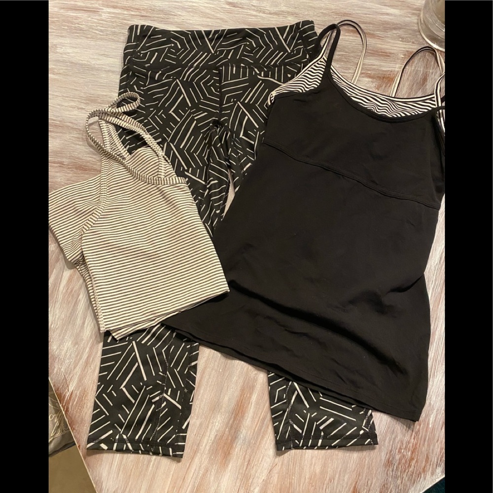 Bundle of GapFit Workout Tanks & Capri pants